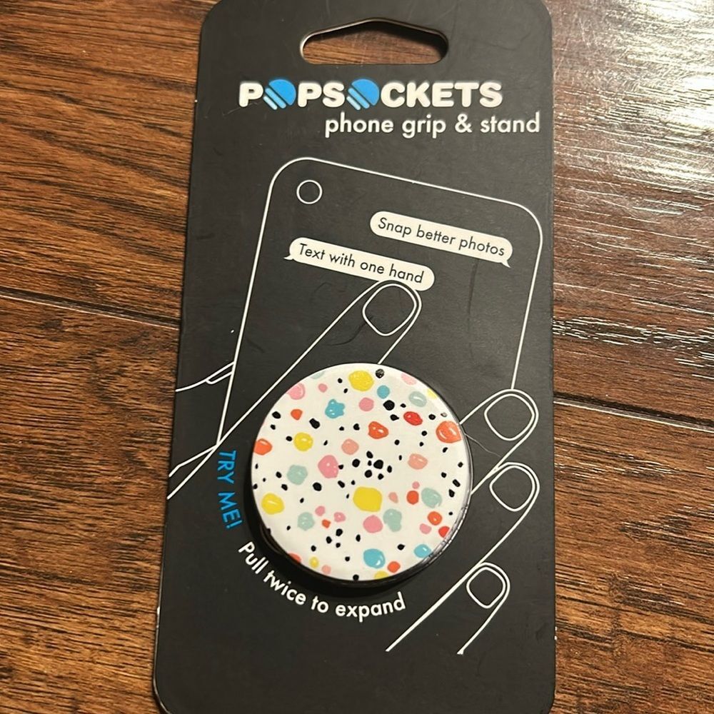 Popsockets Sprinkles  Pop Grip Phone Grip Swappable Top Popsocket NWT
